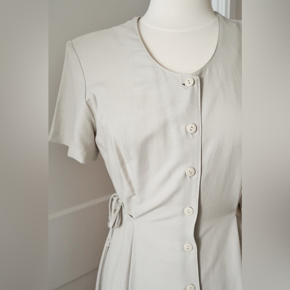 Vintage Jean Work & Company Dress – Size S 90s Ralph Lauren Style - Picture 5 of 8
